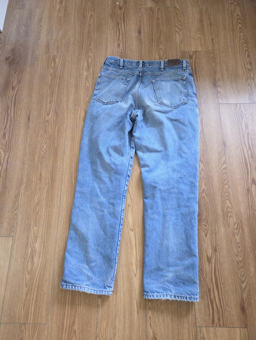 L.L. Bean Double L Jeans Classic Fit Flannel-Lined Denim - 34x32